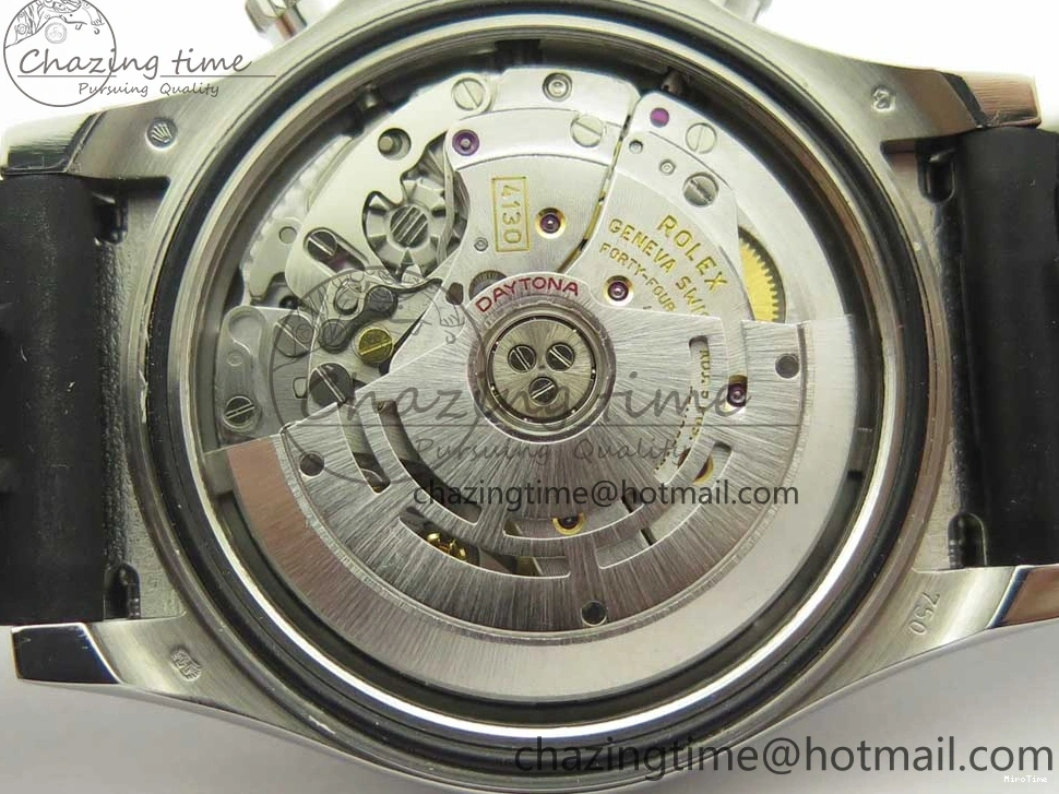 MiroTime 0217 Daytona 116519 Noob 1:1 Best Edition 904L SS Case Gray Black Dial on Black Rubber Strap SA4130 (Free Extra Strap) Durable 3336